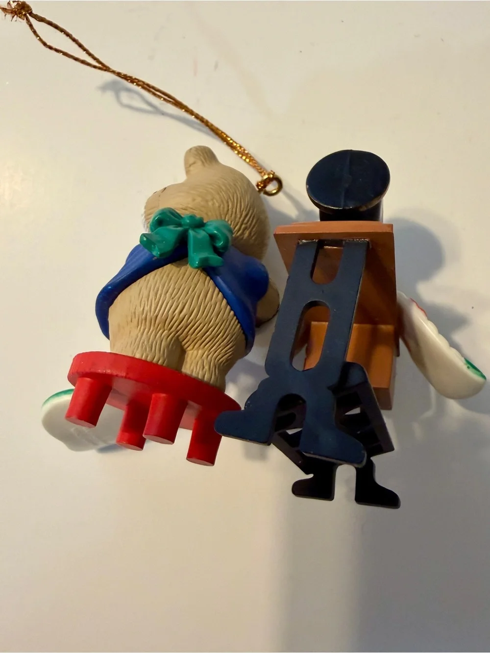 Hallmark Westmar Ensco Animal Christmas Ornaments Medium Resin Set Of 3 Hanging